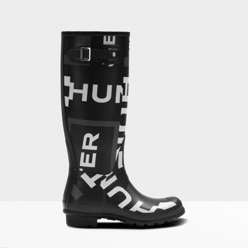 Hunter Original Exploded Logo Tall Wellies (A358S) Ireland